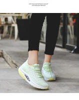 Zapatos deportivos de marca para mujer, zapatos de suela gruesa, zapatos de plataforma con tejido volador, zapatos tonificadores para mujer, zapatillas de deporte con cuña, zapatos con balancín transpirables - details 17