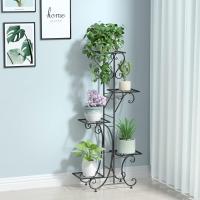 Estantería de Hierro para Macetas Soporte de Plantas y Flores para Decoración 5 Niveles - details 1