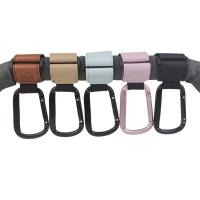 Ganchos metálicos de PU para cochecito de bebé, bolsa de almacenamiento, colgador Universal, accesorios para cochecito, 2 piezas - details 5
