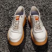 Xiaobai zapatos de hombre 2025 nueva superficie de cuero de verano deportes suela suave transpirable No. 1 zapatos de junta casual zapatos de cuero de los hombres. - details 35