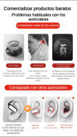 Auriculares Inalámbricos Bluetooth TWS 2024 con Pantalla Táctil LED Inteligente, Auriculares In Ear con Cancelación Activa de Ruido, Bajos Potentes, 40H de Vida de Batería, Bluetooth 5.4, Micrófono HD, Compatibles con iPhone, Samsung, Xiaomi y Huawei - details 2