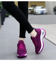 Zapatillas de moda para mujer Zapatillas de malla transpirable con amortiguación de aire Zapatos casuales con aumento de altura para mujer - details 23