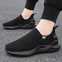 Zapatos deportivos informales para hombre, zapatillas cómodas sin cordones a la moda, zapatos transpirables para hombre - details 7