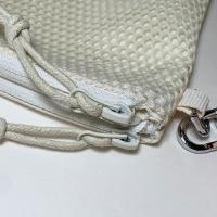 Bolso de malla de nailon de estilo coreano a la moda, bolso de doble capa, bolso para teléfono móvil, cartera de Color sólido, bolso cruzado de nailon para mujer - details 2
