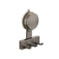 Con 3/5 ganchos, ganchos de ventosa, estante de almacenamiento reutilizable sin perforaciones para abrigo, toalla, ahorro de espacio, gancho Universal montado en la pared - details 6
