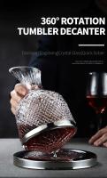 Vaso giratorio, aireador de vino, decantador de vaso, regalo creativo, creatividad, 1500ml - details 1