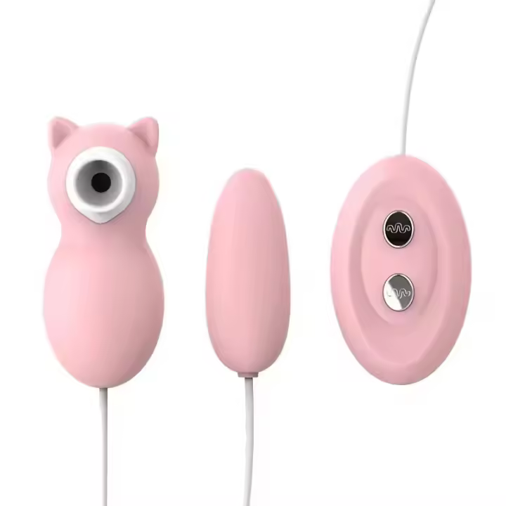 Masturbador de gato con orgasmo de succión, juguete sexual femenino, conversión de frecuencia USB, vibrador para lamer la lengua, huevo saltarín inalámbrico - 1
