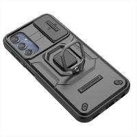 Funda protectora de cámara deslizante para Samsung GALAXY M34 5G, carcasa trasera con soporte de anillo magnético, 2023 M, 34 - details 7