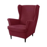 Cubierta de Silla de Ala Inclinada Elástica Vellón Polar Rey Cubierta de Sofá con Almohada - details 20