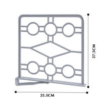 Divisores de estantes de armario, divisor de ropa, organizador de estantes de armario de plástico para dormitorio, cocina y oficina - details 3