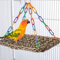 Hamaca transpirable para jaula de mascotas, cama colgante suave y cómoda para dragones barbudos, Anoles, Geckos - details 7