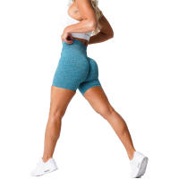 Pantalones Cortos de Fitness para Mujer NVGTN Scrunch Sin Costuras de Spandex Elásticos Transpirables con Efecto Levantador de Cintura para Deportes de Ocio y Correr - details 39
