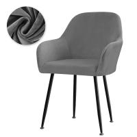 Cubierta de Silla de Comedor de Terciopelo Suave Cubierta Elástica de Spandex para Silla de Oficina, Hotel, Boda, Sala de Estar - details 4