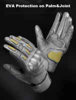 Guantes de Moto Inviernal Impermeables Guantes de Cuero de Cabra Auténticos para Hombres y Mujeres - details 7