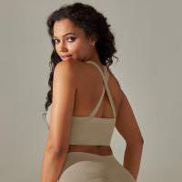 -Top Sexy para mujer, sujetadores deportivos para yoga, belleza, espalda elástica, transpirable, ropa interior para mujer, tops - details 21