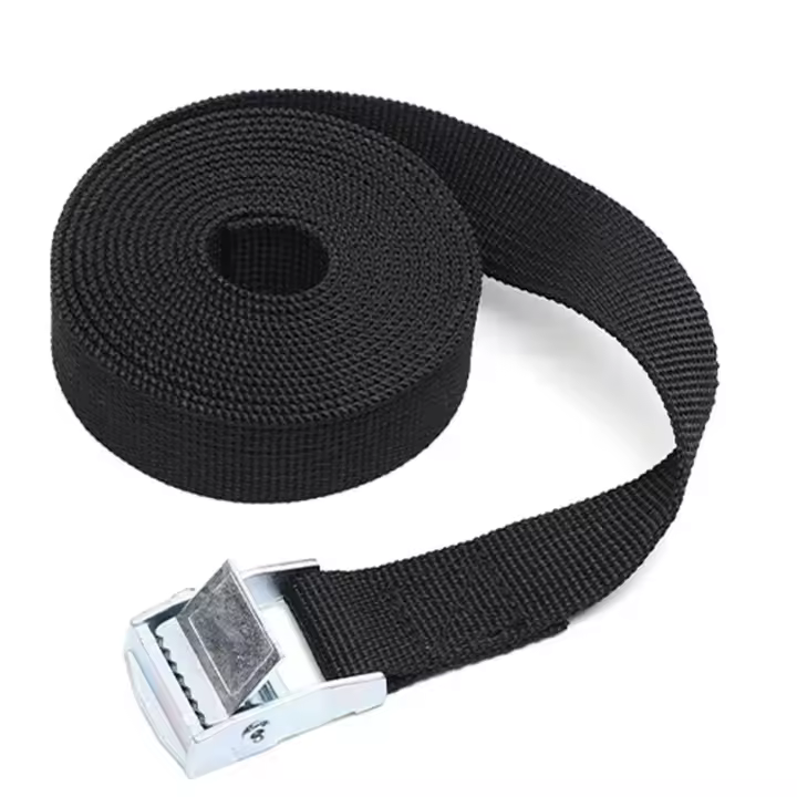 Correa de Tirón de Carga de 2M con Hebilla de Metal Correa de Ratchet Fuerte para Coche, Motocicleta, Bicicleta Accesorios de Coche, Bolsa de Equipaje, Empaque - 1
