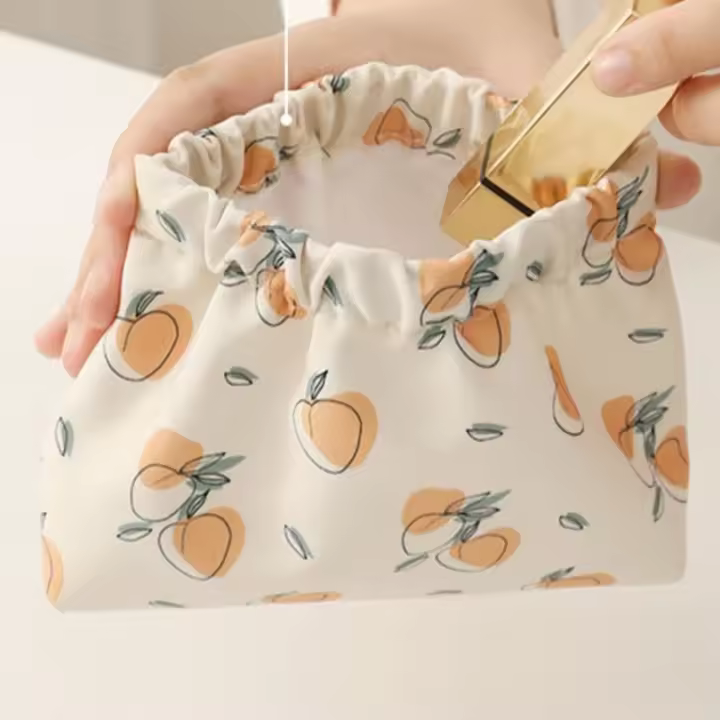 Bolsa de maquillaje multicolor para mujer estudiante, organizador de cosméticos de lona con cierre de cremallera, estilo moderno. - 1