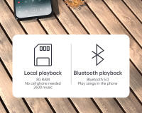 Auriculares inalámbricos de conducción ósea, audífonos con reproductor MP3, memoria integrada de 8G/32G, Bluetooth, impermeables IPX8, deportivos, para natación - details 14