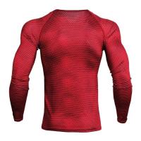 Camiseta térmica con estampado 3D para hombre, ropa interior deportiva, secado rápido, pijamas, blusas - details 13