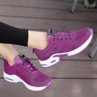 Zapatos Deportivos transpirables para mujer, zapatillas para correr con cojín de aire, suaves, informales, cómodas, color blanco - details 8