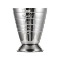 Vaso de medida de acero inoxidable de 75ML, vaso de cóctel mixto, Jigger, bebida de chupito - details 0