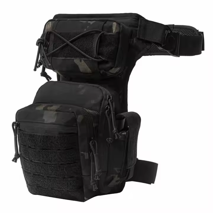 Bolsa de Cintura Táctica 1000D para Deportes al Aire Libre Bolsa de Viaje Militar Camuflaje Pesca Caza Camping Escalada con Almacenamiento Múltiple Compartimento Recomendada para Personas de 8 Años y Arriba Material de Nylon - 1