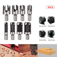 Brocas Forstner de acero al carbono juego de brocas de vástago redondo para carpintería trabajo en madera carpintero tapón de madera cortador de agujeros 6mm-16mm 4 Uds. - details 0