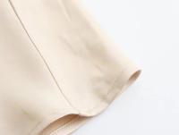 TRAFZA-faldas a la moda para mujer, Falda Midi ajustada con textura de seda satinada sólida, elegante para fiesta, 2024 - details 11