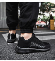 2023 nuevos hombres Casual Running primavera Flyknit superficie de malla, zapatos deportivos de moda ligeros de gran tamaño, saludables - details 12