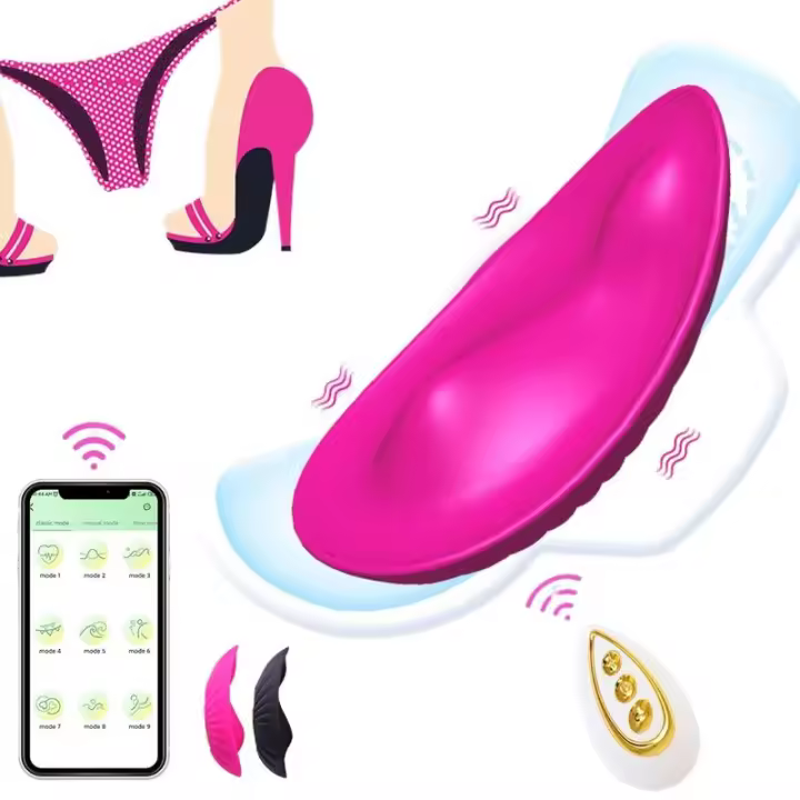 Leten-vibrador de mariposa para mujer, ropa interior inalámbrica con aplicación remota, consolador para estimulador del clítoris, masaje, Juguetes sexuales eróticos - 1