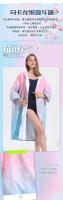 Poncho con capucha de secado rápido, traje de neopreno para surf, equipo de natación, bata de playa absorbente de secado rápido para adultos, estilo con cremallera - details 5