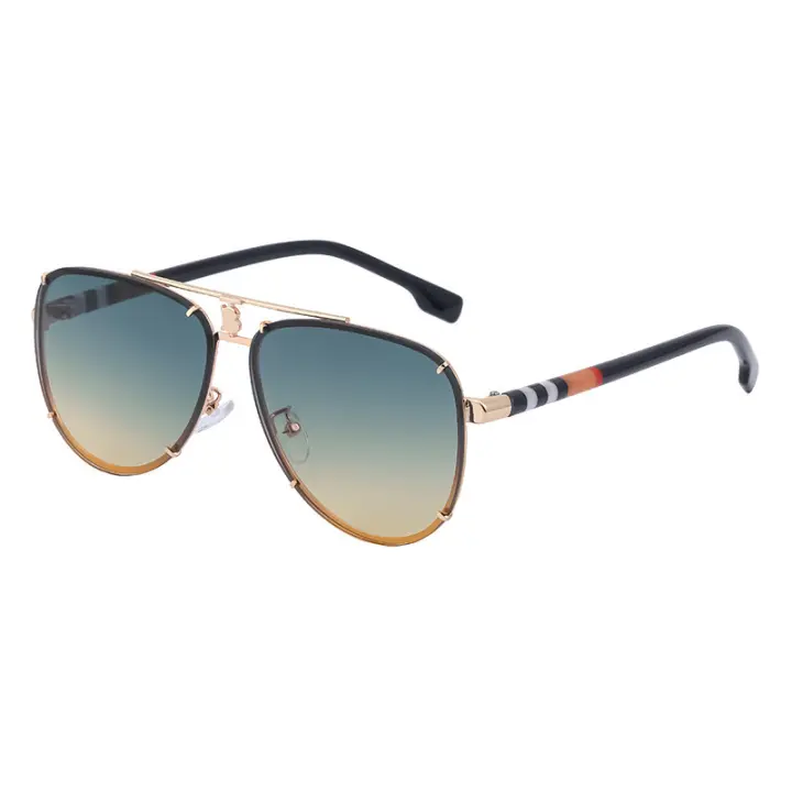 Gafas de sol para hombre 2025 nuevas retro de doble viga Toad gafas de sol femeninas gafas de moda gafas de sol. - 1