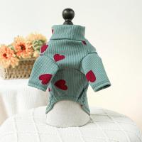 Pijama de Cuello Alto para Mascotas Vestidillo de Amor Verde Delgado para Perros y Gatos - details 7