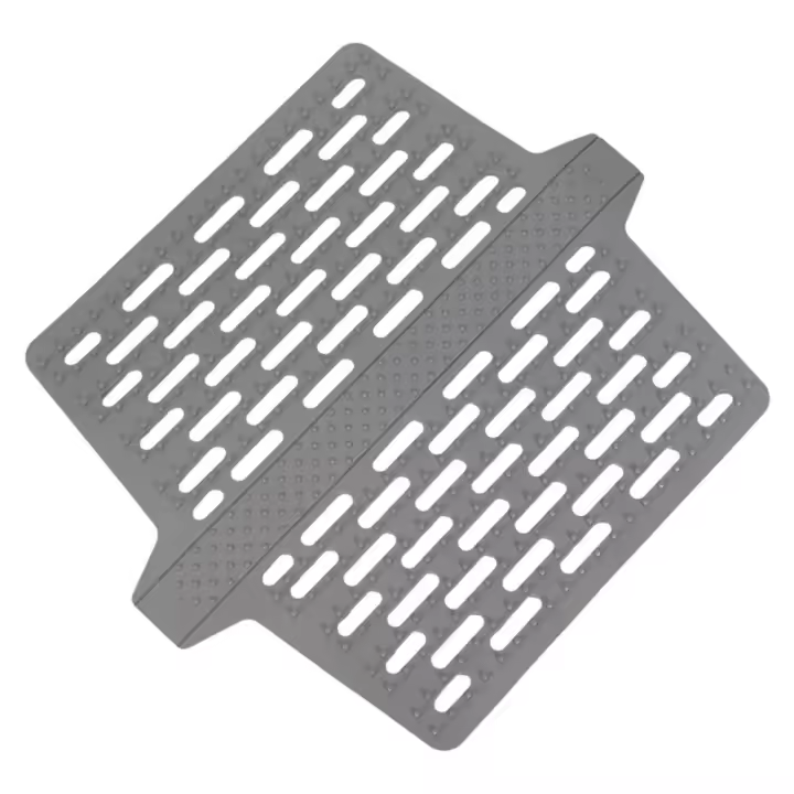 Alfombrilla de silicona para fregadero, parte inferior antideslizante, resistente al calor, Protector divisor para fregadero, Protector de fregadero, drenaje rápido - 1