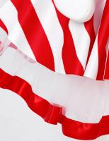 Traje de baile de Navidad para niñas, vestido tutú de ballet con bastón de caramelo a rayas, leotardo gimnástico para patinaje artístico, ropa de baile para fiestas navideñas - details 19