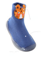 Calcetines de dibujos animados para bebé, zapatos con suela de goma suave, botines de bebé, primeros pasos - details 1