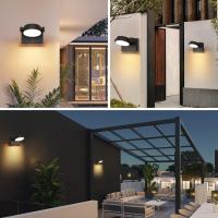 Goeco LED Aplicación Giratoria de Pared Iluminación Nórdica para Exteriores Estilo Moderno 20W IP65 - details 6