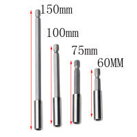 Destornillador de Extensión Magnético Set 1/4" 6.35mm Herramientas de Mano con Mango Largo para Cambio Rápido de Tornillos Hex - details 3