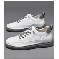 Primavera otoño zapatos de aumento interior para hombres zapatos deportivos casuales de cuero zapatos invisibles de aumento de altura hombres elevador deportivo 8CM - details 9