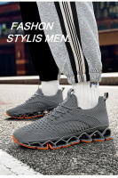 Zapatillas de deporte de moda para hombre, zapatos deportivos informales de moda con parte superior baja y parte inferior suave, zapatos para correr transpirables de malla - details 12