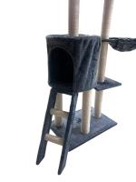 Arbol de Gato COTTECOTA-Gris Plataforma de 50x35x138cm para Gatos Medianos - details 5