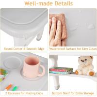 pequeña para bebés, Conjunto y Silla Actividas para niños, Apto para 1-5 años (Gris) - details 3
