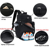 Large Basketball Backpack with Shoe Compartment and Ball Holder for daughter son, Water Resistant Soccer Bag fits Gym - details 0