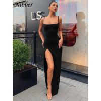 Vestido Largo para Mujer Diseño Básico de Primavera con Cordones Ajuste Midi - details 4