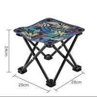 Mini taburete plegable ligero, silla de pesca para salón, reposapiés para patio, VIE, picnic, caminar, senderismo, festival - details 4