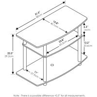 Soporte de TV Nogal Oscuro Almacenamiento de Media y TV Muebles y Organización - details 8