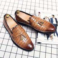 Vestido de negocios para hombre, informal, plano, cómodo de llevar, zapatos de cuero para conducir, productos Oxford 2025 - details 8