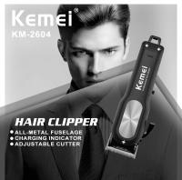 Kemei-cortadora de pelo inalámbrica para hombre, Kit de aseo profesional, recargable por KM-2604, para cortar el pelo y la barba - details 0