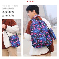 OKKID Set de Mochila Escolar para Niñas 3pcs Bolsa de Animal de Gato Adecuado para Edades 7-12 - details 3