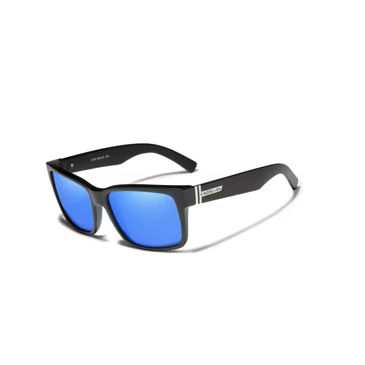 KINGSEVEN-gafas de sol polarizadas deportivas para hombre y mujer, lentes de espejo, 9 colores disponibles - 1